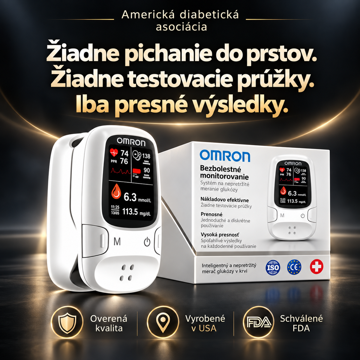 Inteligentný neinvazívny glukomer 2027 [NOVÁ TECHNOLÓGIA]